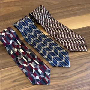 Set of 3 Silk Ties
